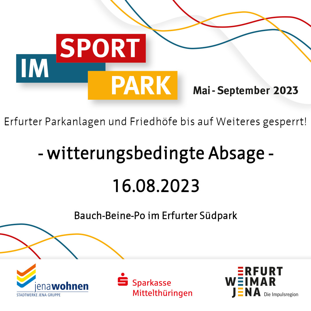 2023-08-16 Absage Sport im Park