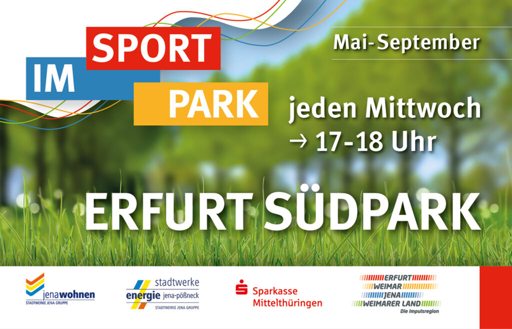 Sport im Park - (IM)PULS deiner REGION - startet am 06.05.2026 in Erfurt