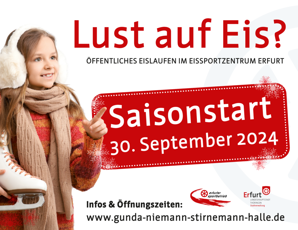 Ein Vergnügen für die ganze Familie! Saisonstart Öffentliches Eislaufen am 30.09.2024