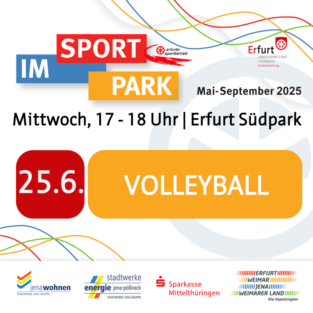 Sport im Park - Programm 25.06.2025 - Volleyball