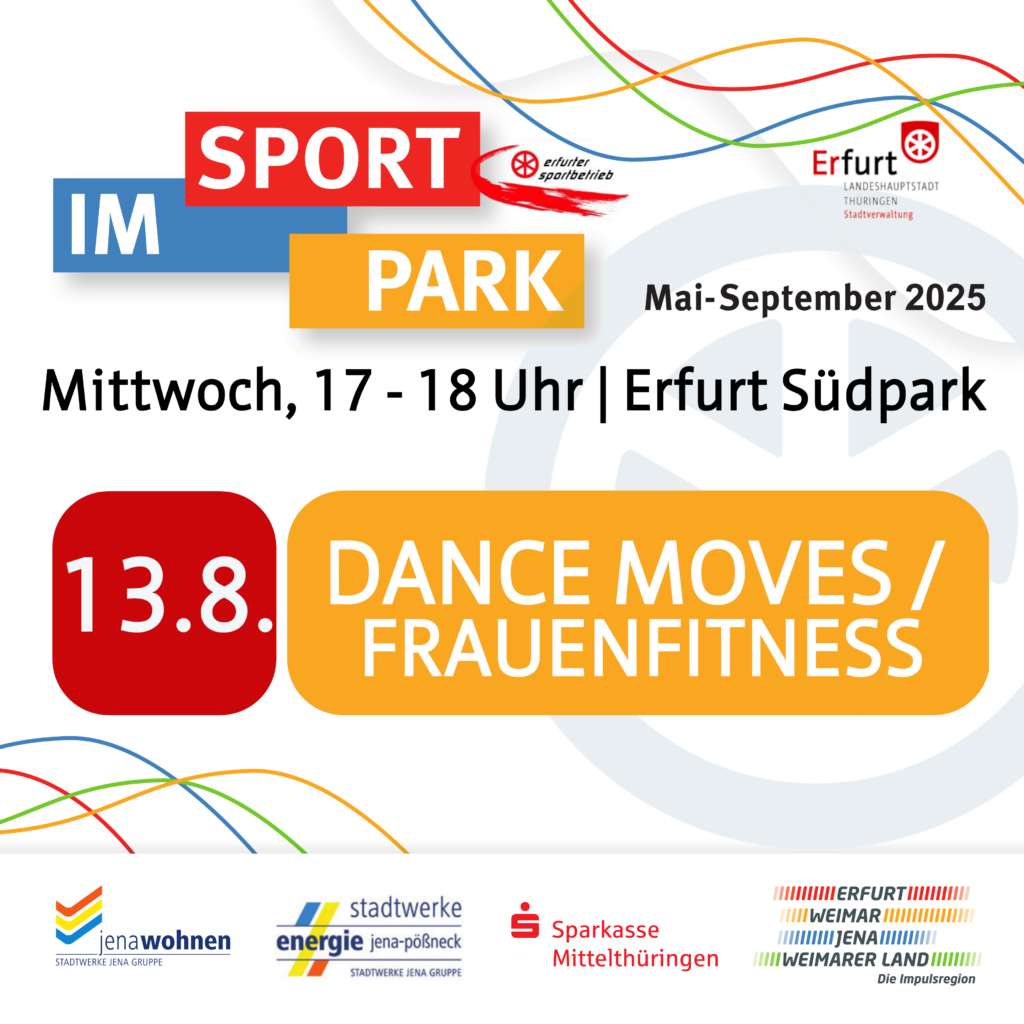 Sport im Park - Programm 13.08.2025 - DANCE MOVES / FRAUENFITNESS