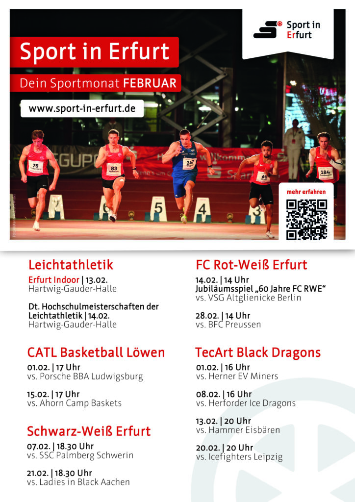 Erfurter Sportkalender - FEBRUAR -