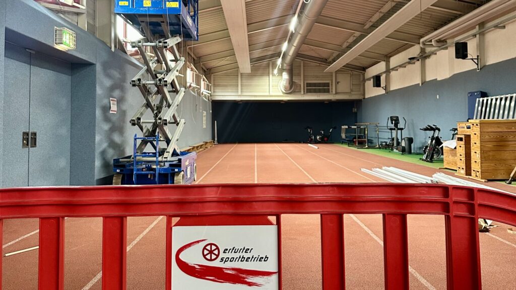 Neue High End Beleuchtung für Training und Wettkampf in der Hartwig-Gauder-Halle