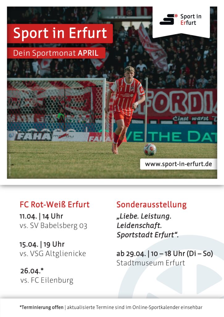 Erfurter Sportkalender - APRIL -