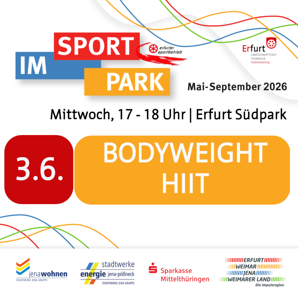 Sport im Park - Programm 03.06.2026 - BODYWEIGHT HIIT