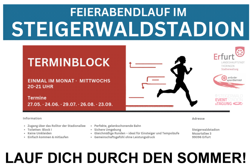 Feierabendlauf im Steigerwaldstadion