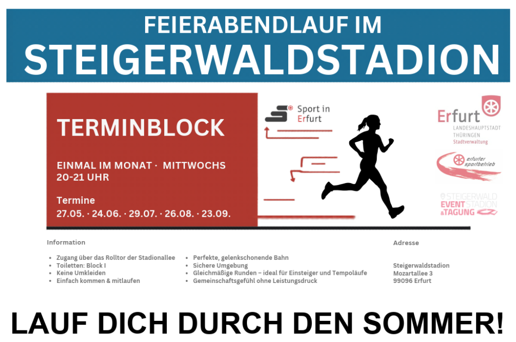 24.06.2026 - 2. Feierabendlauf im Steigerwaldstadion