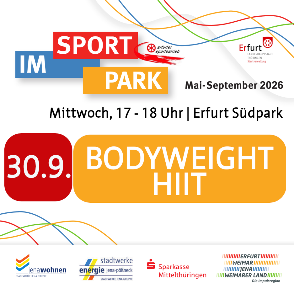 Saisonfinale Sport im Park - Programm 30.09.2026 - BODYWEIGHT HIIT