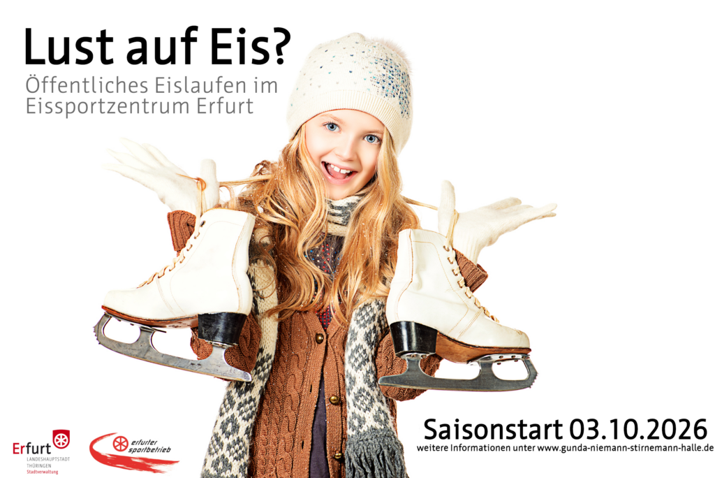 Schlittschuhe an und ab aufs Eis! Saisonstart am 3. Oktober 2026!