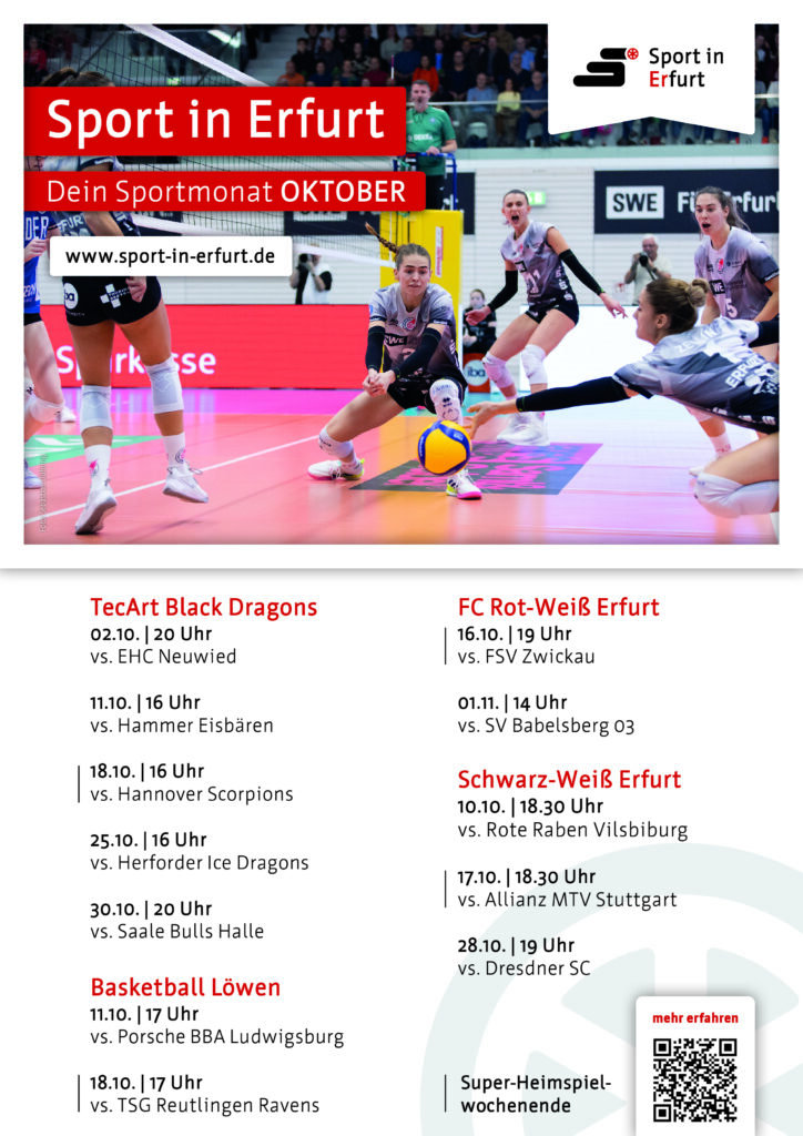 Erfurter Sportkalender - Oktober -